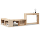 sengebord med skrivebord 222x107x75 cm massivt fyrretræ
