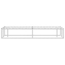 sengeramme uden madras 120x200 cm metal hvid