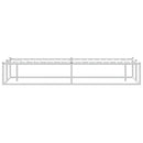 sengeramme uden madras 140x200 cm metal hvid