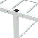 sengeramme uden madras 140x200 cm metal hvid