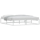 sengeramme uden madras 180x200 cm metal hvid