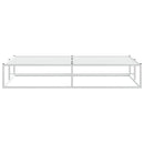 sengeramme uden madras 180x200 cm metal hvid