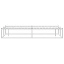 sengeramme uden madras 180x200 cm metal hvid