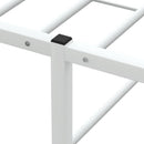 sengeramme uden madras 180x200 cm metal hvid