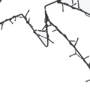 Julelys stjerneskud silhuet 115 LED'er varm hvid