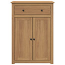 skoskab PANAMA 80x40x114 cm massivt fyrretræ