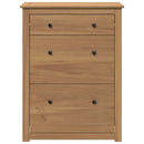 skoskab PANAMA 80x35x105 cm massivt fyrretræ