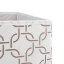 opbevaringskasser 4 stk. 32x32x32 cm foldbare stof cremefarvet