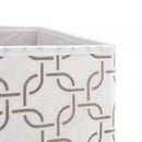 opbevaringskasser 10 stk. 32x32x32 cm foldbare stof cremefarvet