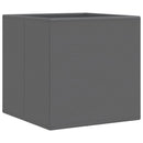 opbevaringskasser 10 stk. 32x32x32 cm foldbare stof grå
