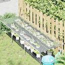 Planteafdækning med øjer 1x3 m PVC