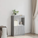 skab 63x33x100 cm konstrueret træ grå sonoma-eg