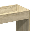 højskab 63x33x140 cm konstrueret træ sonoma-eg