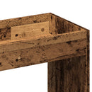 højskab 63x33x140 cm konstrueret træ antikt træ