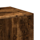 apotekerskab 30x41x77,5 cm konstrueret træ røget egetræsfarve