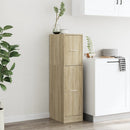 udtræksskab 30x41x118 cm konstrueret træ sonoma-eg
