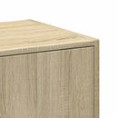 udtræksskab 30x41x118 cm konstrueret træ sonoma-eg