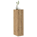 apotekerskab 30x41x118 cm konstrueret træ sonoma-eg