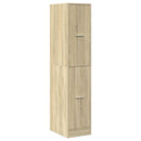apotekerskab Sonoma Eg 30x41x144,5 cm konstrueret træ