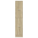 apotekerskab Sonoma Eg 30x41x144,5 cm konstrueret træ