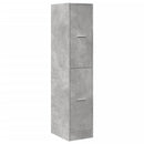 apotekerskab 30x41x144,5 cm konstrueret træ betongrå