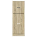 udtræksskab 40x41x118 cm konstrueret træ sonoma-eg