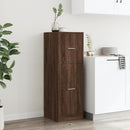 udtræksskab 40x41x118 cm konstrueret træ brun egetræsfarve
