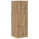udtræksskab 40x41x118 cm konstrueret træ sonoma-eg