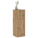 udtræksskab 40x41x118 cm konstrueret træ sonoma-eg
