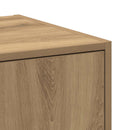 udtræksskab 40x41x118 cm konstrueret træ sonoma-eg