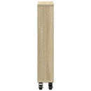 smal opbevaringsvogn Sonoma eg 48x13x68 cm konstrueret træ