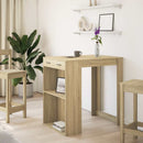 barbord 102x70x103,5 cm konstrueret træ sonoma-eg