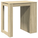 barbord 102x70x103,5 cm konstrueret træ sonoma-eg