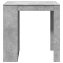 barbord 102x70x103,5 cm konstrueret træ betongrå