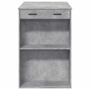 barbord 102x70x103,5 cm konstrueret træ betongrå