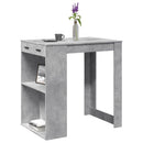 barbord 102x70x103,5 cm konstrueret træ betongrå