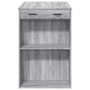 barbord 102x70x103,5 cm konstrueret træ grå sonoma-eg