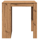 barbord 102x70x103,5 cm konstrueret træ gammelt trælook