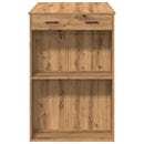 barbord 102x70x103,5 cm konstrueret træ gammelt trælook