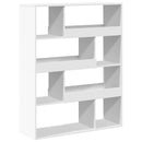 bogreol 100x33x125,5 cm konstrueret træ hvid