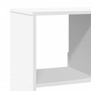 bogreol 100x33x125,5 cm konstrueret træ hvid