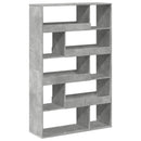 bogreol 100x33x156,5 cm konstrueret træ betongrå