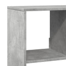 bogreol 100x33x156,5 cm konstrueret træ betongrå