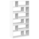 bogreol 100x33x187,5 cm konstrueret træ hvid