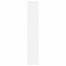 bogreol 100x33x187,5 cm konstrueret træ hvid