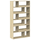 bogreol 100x33x187,5 cm konstrueret træ sonoma-eg