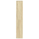 bogreol 100x33x187,5 cm konstrueret træ sonoma-eg