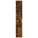 bogreol 100x33x187,5 cm konstrueret træ røget egetræsfarve