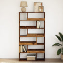bogreol 100x33x187,5 cm konstrueret træ gammelt trælook