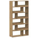 bogreol 100x33x187,5 cm konstrueret træ gammelt eg